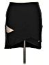 TOBI Solid Black Casual Skirt Size L - photo 1