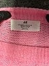 H&M Color Block Pink Pullover Sweater Size 8 - 10 - photo 3