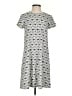 J. McLaughlin Print Gray Casual Dress Size XS - photo 1