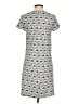 J. McLaughlin Print Gray Casual Dress Size XS - photo 2