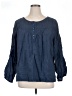 Tommy Bahama Blue Long Sleeve Blouse Size XL - photo 1