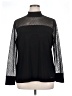 Anne Klein Black Long Sleeve Top Size XL - photo 1