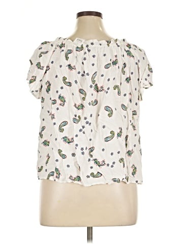 Ann Taylor LOFT Short Sleeve Blouse (view 2)