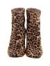 Betsey Johnson Animal Print Brown Ankle Boots Size 7 - photo 2