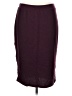 Apt. 9 Solid Burgundy Casual Skirt Size L - photo 1