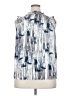 Simply Vera Vera Wang 100% Polyester Blue Sleeveless Blouse Size XXL - photo 2
