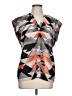 The Limited Color Block Gray Sleeveless Blouse Size L - photo 1