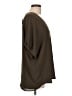 Gibson Latimer 100% Polyester Brown Short Sleeve Blouse Size L - photo 4