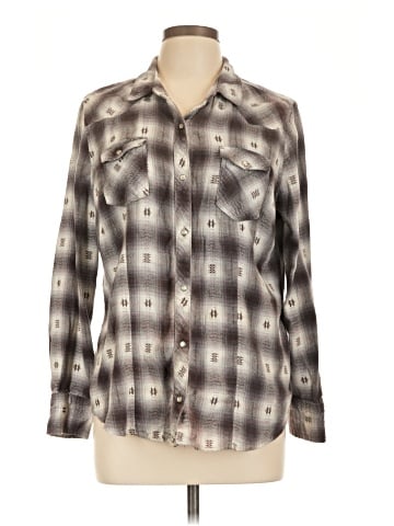Bit & Bridle Long Sleeve Button-Down Shirt (view 1)