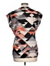 The Limited Color Block Gray Sleeveless Blouse Size L - photo 2