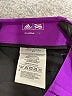 Adidas 100% Polyester Solid Purple Shorts Size 6 - photo 3