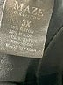 Maze Collection Black Active Pants Size 3X - photo 5