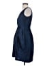 Alfred Sung 100% Polyester Solid Blue Cocktail Dress Size 2 - photo 5