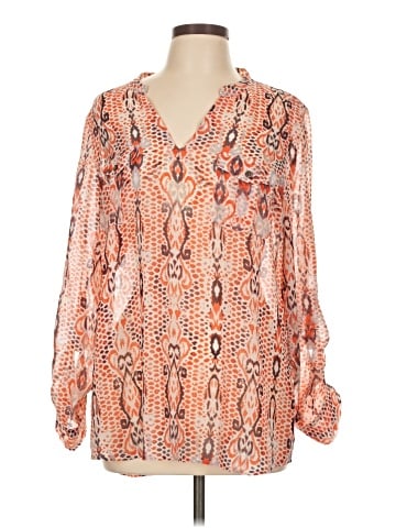 TWO by Vince Camuto Long Sleeve Blouse (view 1)