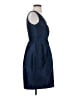 Alfred Sung 100% Polyester Solid Blue Cocktail Dress Size 2 - photo 4