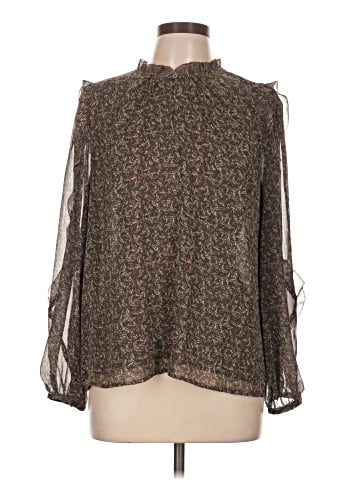 Ann Taylor LOFT Long Sleeve Blouse (view 1)