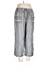 Westbound Stripes Gray Linen Pants Size L - photo 1