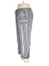 Westbound Stripes Gray Linen Pants Size L - photo 5