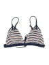 Xhilaration Stripes Blue Swimsuit Top Size S - photo 1
