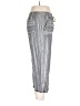 Westbound Stripes Gray Linen Pants Size L - photo 4