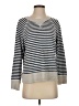 L.L.Bean 100% Cotton Stripes Gray Pullover Sweater Size S - photo 1