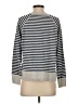 L.L.Bean 100% Cotton Stripes Gray Pullover Sweater Size S - photo 2