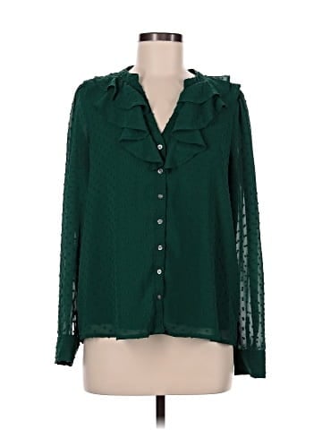 J.Crew Factory Store Long Sleeve Blouse (view 1)