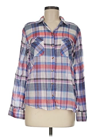 BDG Long Sleeve Button-Down Shirt (view 1)