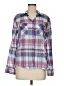 BDG 100% Cotton Plaid Blue Long Sleeve Button-Down Shirt Size M - photo 1