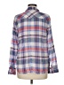 BDG 100% Cotton Plaid Blue Long Sleeve Button-Down Shirt Size M - photo 2