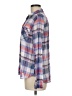 BDG 100% Cotton Plaid Blue Long Sleeve Button-Down Shirt Size M - photo 5
