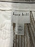Kate Hill 100% Cotton Checkered-gingham Ivory Shorts Size 4 - photo 3