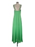 BCBGMAXAZRIA 100% Polyester Green Casual Dress Size S - photo 2