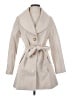 Allegra K 100% Polyester Ivory Trenchcoat Size S - photo 1