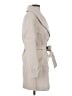 Allegra K 100% Polyester Ivory Trenchcoat Size S - photo 4