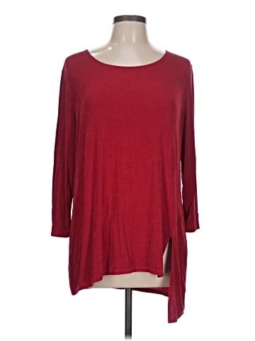 Travelers by Chico's 3/4 Sleeve T-Shirt (view 1)