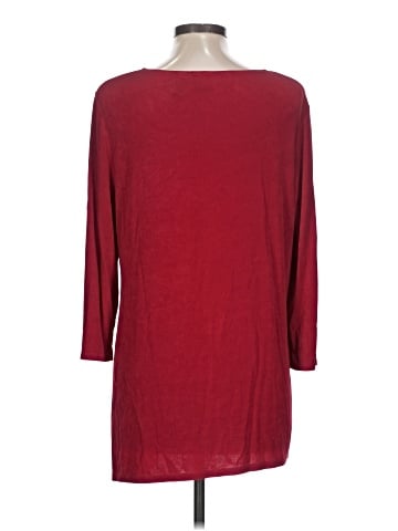 Travelers by Chico's 3/4 Sleeve T-Shirt (view 2)