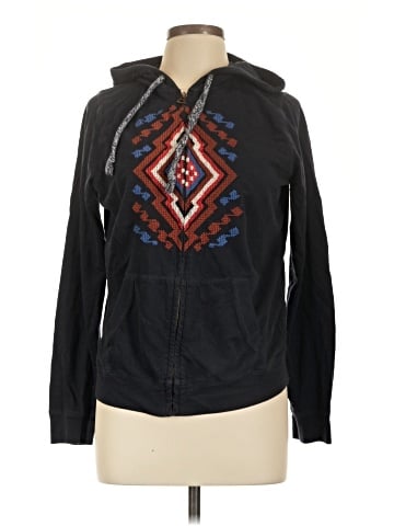 Lucky Lotus Zip Up Hoodie (view 1)