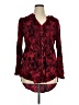 Torrid 100% Rayon Red Long Sleeve Blouse Size 1X Plus (1) - photo 1