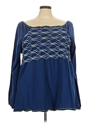 Roaman's 3/4 Sleeve T-Shirt (view 1)