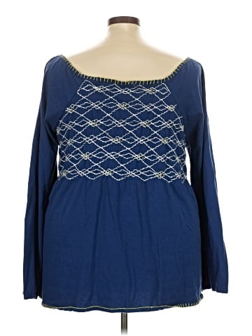 Roaman's 3/4 Sleeve T-Shirt (view 2)