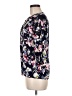 Rose & Thyme 100% Rayon Floral Black 3/4 Sleeve Blouse Size M - photo 5