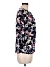 Rose & Thyme 100% Rayon Floral Black 3/4 Sleeve Blouse Size M - photo 4
