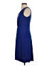 Leota Solid Blue Cocktail Dress Size S - photo 5