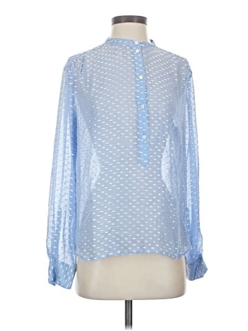 J.Crew Long Sleeve Silk Top (view 1)