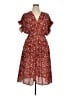 Max Studio 100% Polyester Floral Red Casual Dress Size XL - photo 1