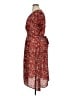 Max Studio 100% Polyester Floral Red Casual Dress Size XL - photo 5