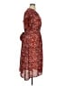 Max Studio 100% Polyester Floral Red Casual Dress Size XL - photo 4