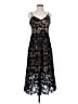 ECI 100% Polyester Black Cocktail Dress Size 4 - photo 1