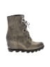 Sorel 100% Leather Gray Wedges Size 9 - photo 1